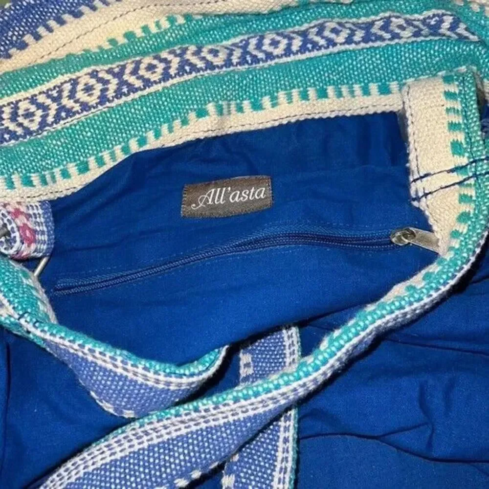 All'asta Tote Beach Vacation‎ Bohemian Bag EUC